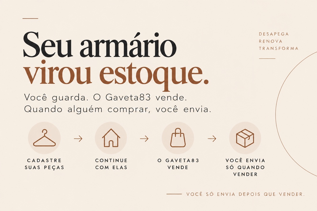 Seu armário virou estoque